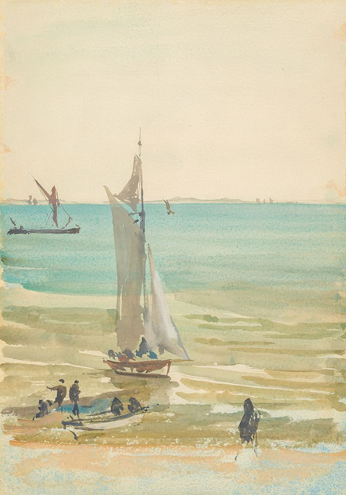 Southend, The Pleasure Yacht 1882 art print by James McNeill Whistler for $57.95 CAD