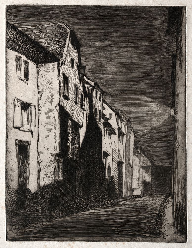 Street in Saverne 1858 art print by James McNeill Whistler for $57.95 CAD