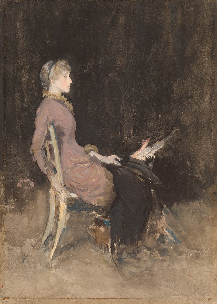 Study In Black And Gold Madge Odonoghue 1883 art print by James McNeill Whistler for $57.95 CAD