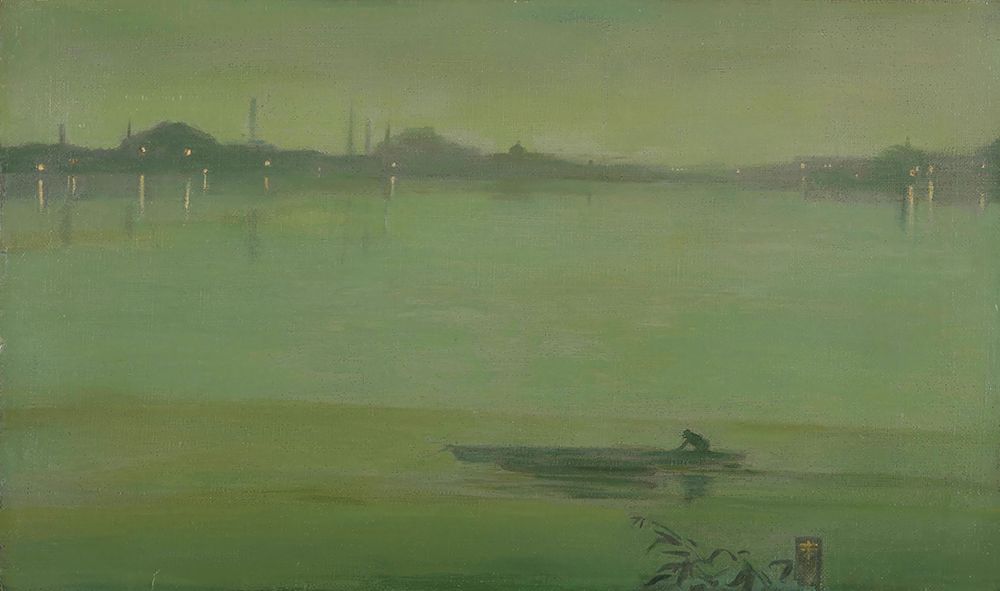 Thames Nocturne 1872 art print by James McNeill Whistler for $57.95 CAD