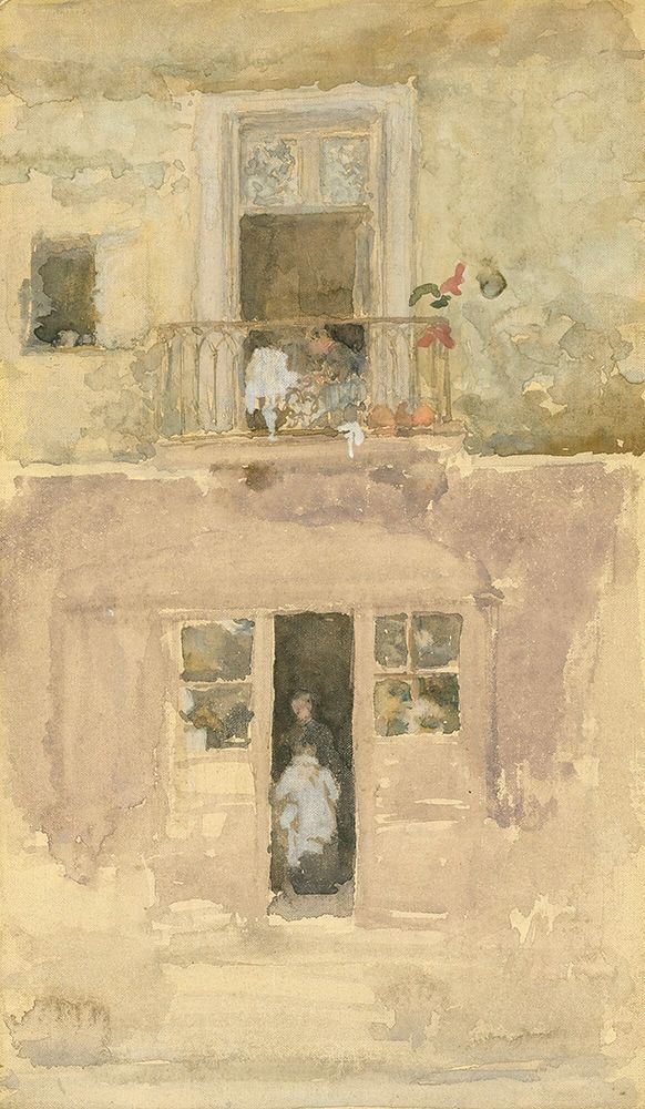 The Balcony ca 1888 art print by James McNeill Whistler for $57.95 CAD