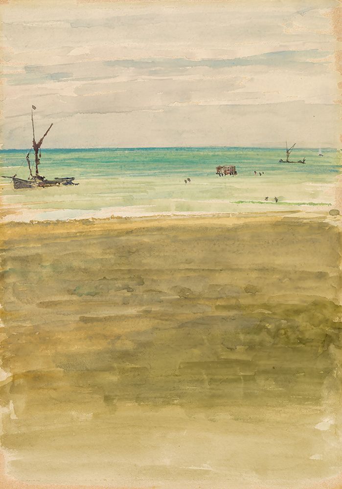 The Bathers 1882 art print by James McNeill Whistler for $57.95 CAD