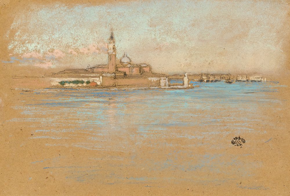 The Church of San Giorgio Maggiore 1880 art print by James McNeill Whistler for $57.95 CAD