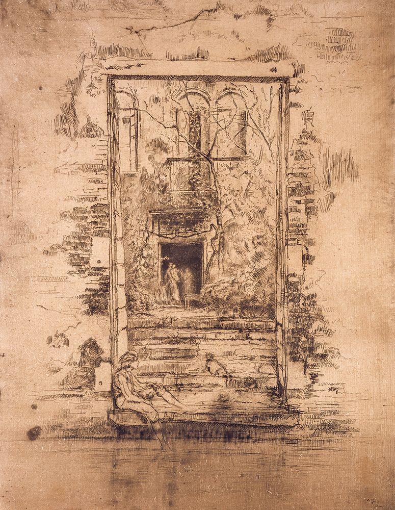 The Garden 1880 art print by James McNeill Whistler for $57.95 CAD