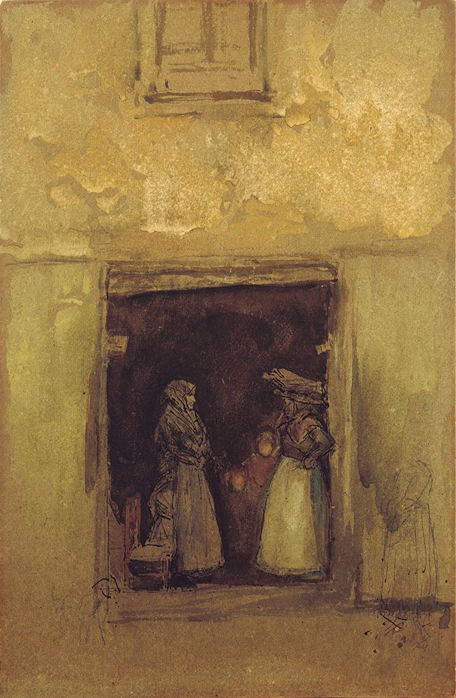 The Gossips 1901 art print by James McNeill Whistler for $57.95 CAD
