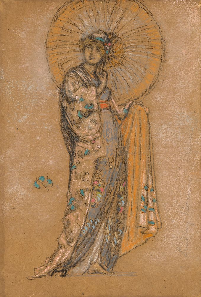The Japanese Dress ca 1888 art print by James McNeill Whistler for $57.95 CAD