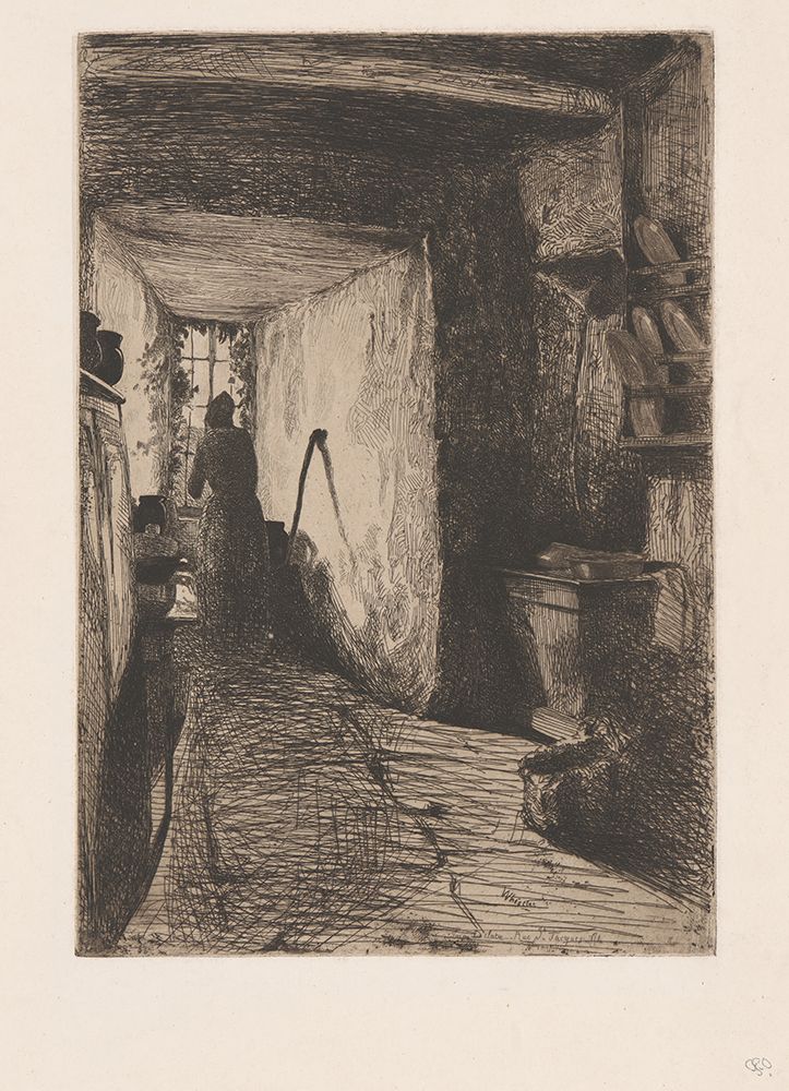 The Kitchen ca 1858 art print by James McNeill Whistler for $57.95 CAD