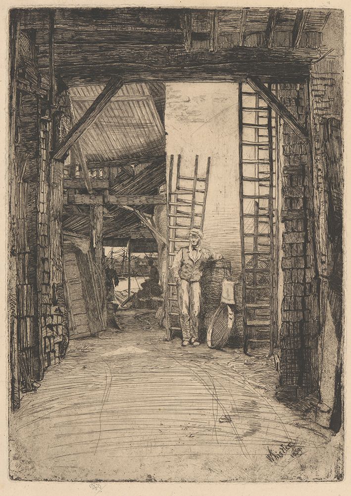 The Lime Burner 1859 art print by James McNeill Whistler for $57.95 CAD
