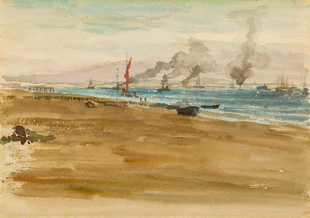 The Mouth of the River 1881 art print by James McNeill Whistler for $57.95 CAD