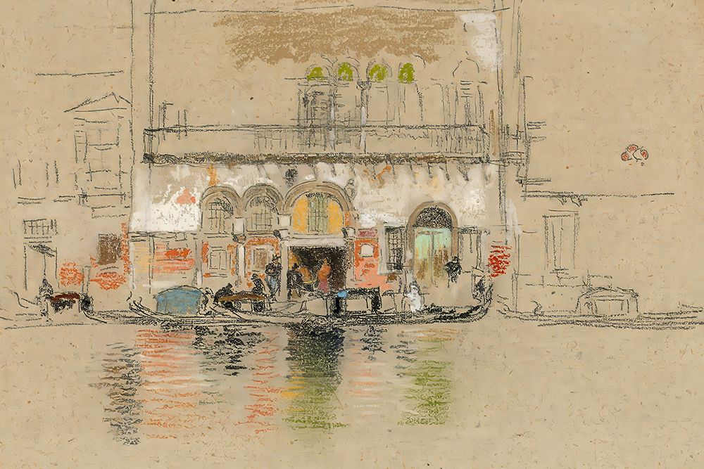 The Palace White and Pink 1879 art print by James McNeill Whistler for $57.95 CAD