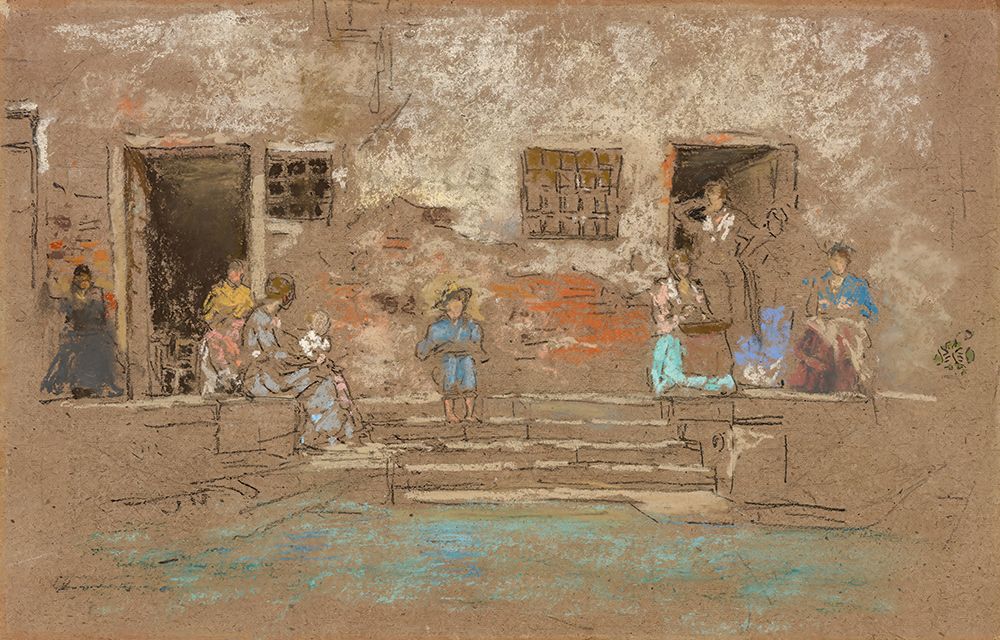 The Steps 1880 art print by James McNeill Whistler for $57.95 CAD
