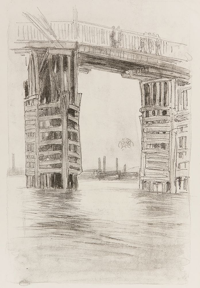 The Tall Bridge 1878 art print by James McNeill Whistler for $57.95 CAD