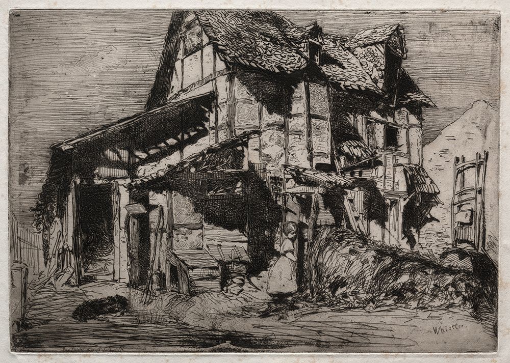 The Unsafe Tenement 1858 art print by James McNeill Whistler for $57.95 CAD