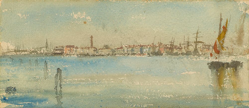 Venice Harbor 1879 art print by James McNeill Whistler for $57.95 CAD