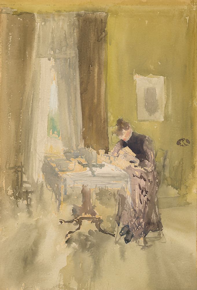 Violet and Amber, Tea 1882 art print by James McNeill Whistler for $57.95 CAD