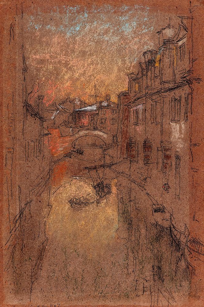 Winter Evening 1879 art print by James McNeill Whistler for $57.95 CAD
