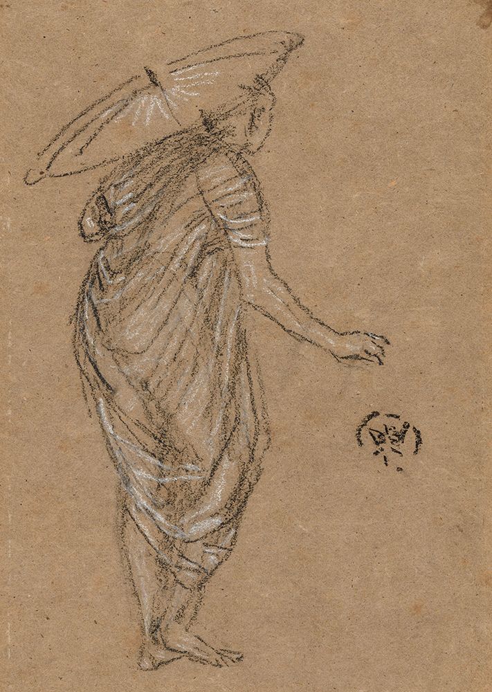 Woman with Parasol 1870 art print by James McNeill Whistler for $57.95 CAD