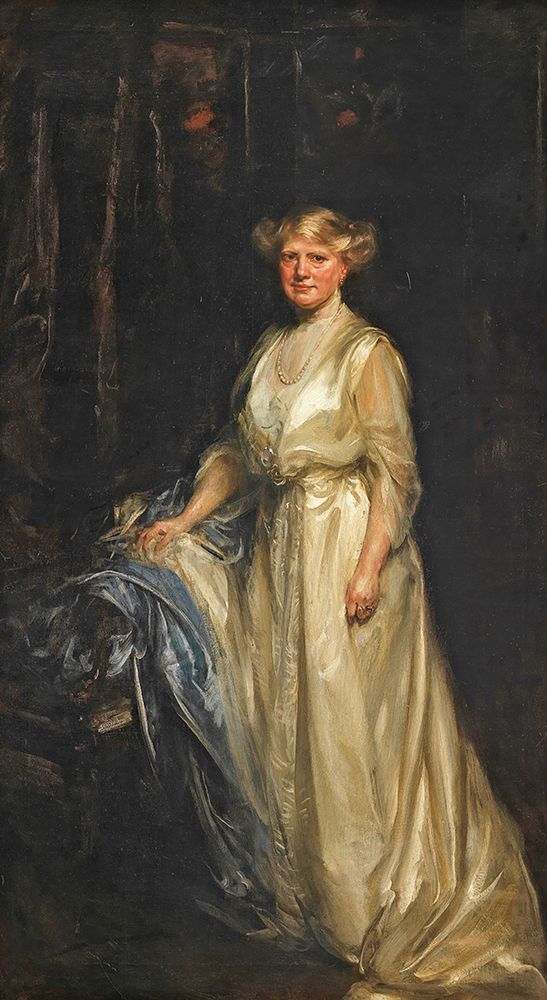 Portrait of a Lady art print by James Jebusa Shannon for $57.95 CAD