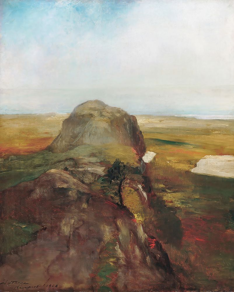 Autumn Study, View over Hanging Rock, Newport, R.I. 1868 art print by John La Farge for $57.95 CAD