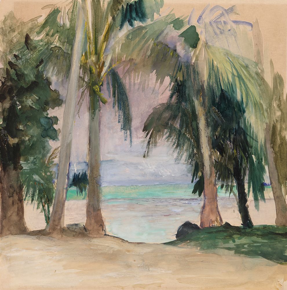 Palms by the Sea 1891 art print by John La Farge for $57.95 CAD