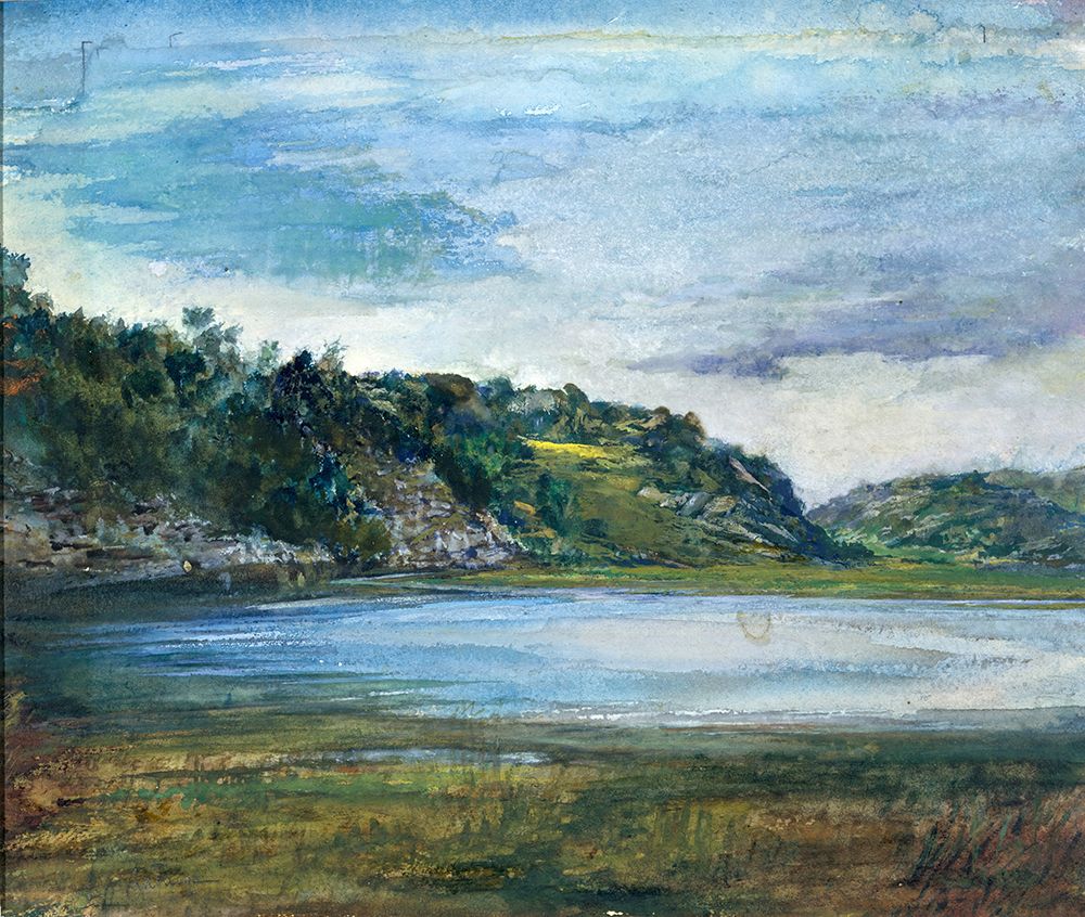 Paradise Rocks, Study at Paradise, Newport, Rhode Island 1884 art print by John La Farge for $57.95 CAD