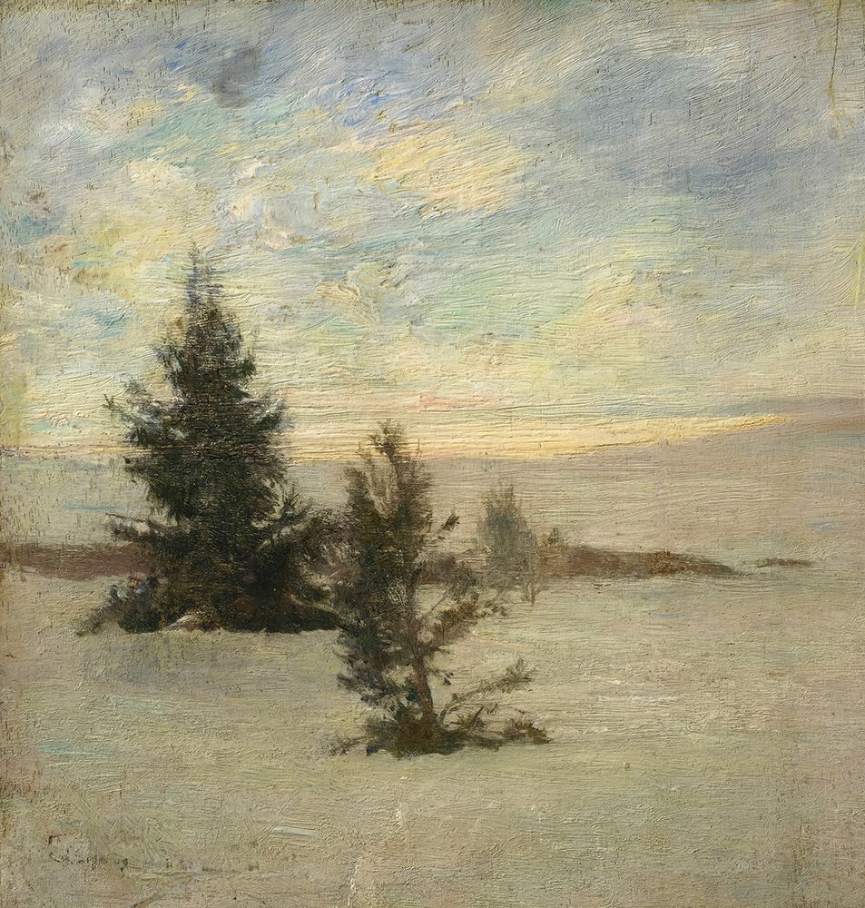 Snow Weather 1869 art print by John La Farge for $57.95 CAD