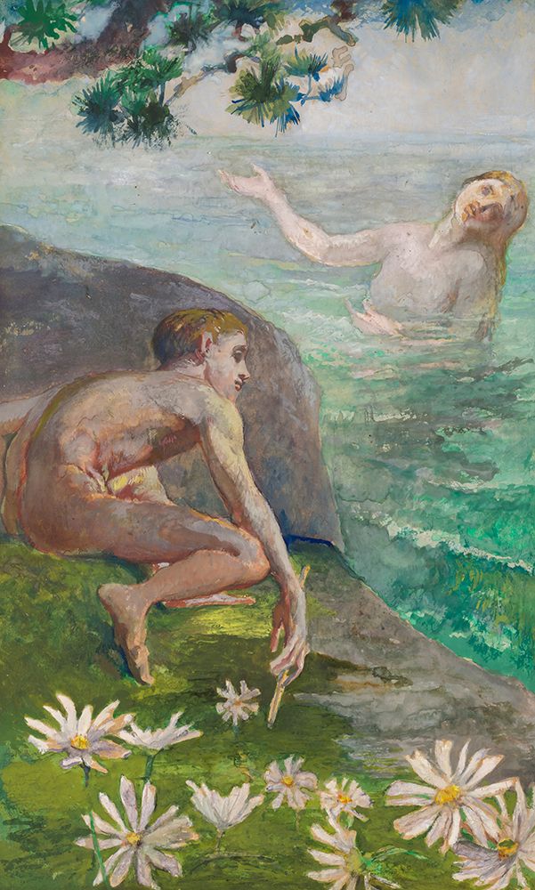 Song of the Siren ca 1883 art print by John La Farge for $57.95 CAD