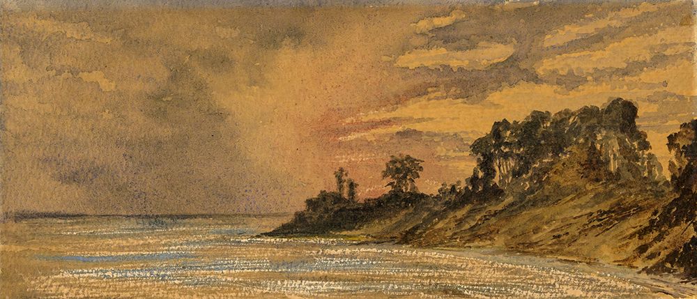 Sunset at Red Spring ca 1855 art print by John La Farge for $57.95 CAD