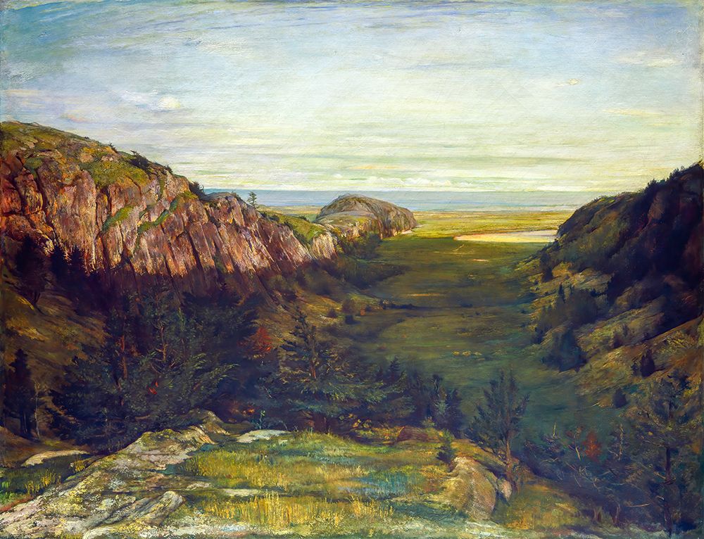 The Last Valley, Paradise Rocks 1867 art print by John La Farge for $57.95 CAD