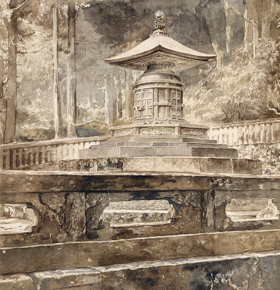 The Tomb of Iyeyasu Tokugawa 1888 art print by John La Farge for $57.95 CAD