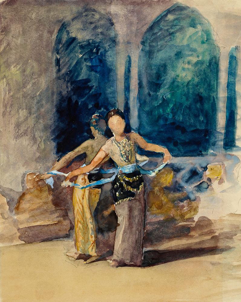 Village Dancing Girls at Garoet in the Preanger Regency, Java 1891 art print by John La Farge for $57.95 CAD