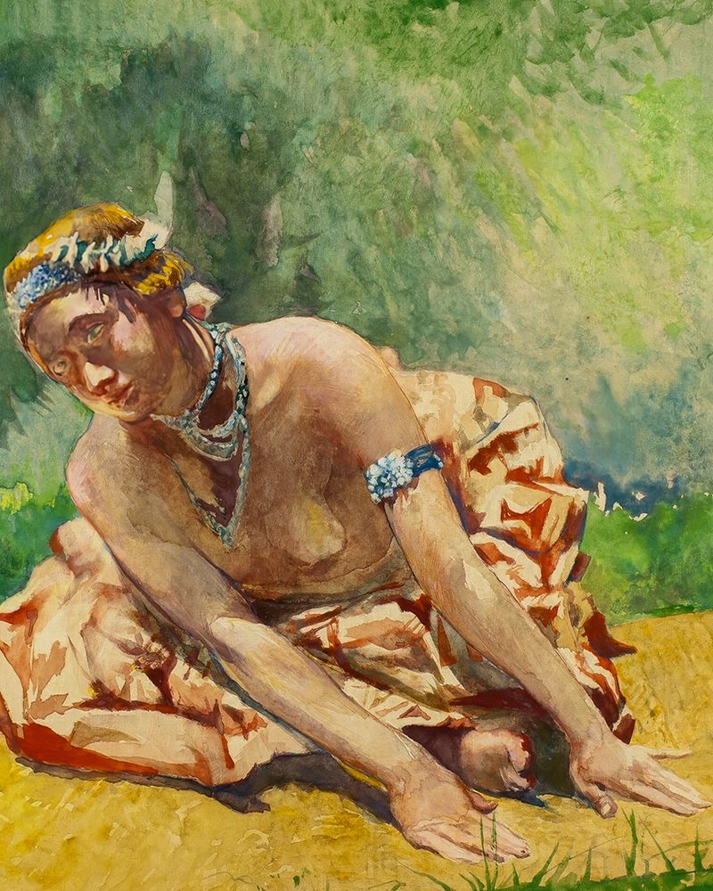 Siva Dance 1890 II art print by John La Farge for $57.95 CAD