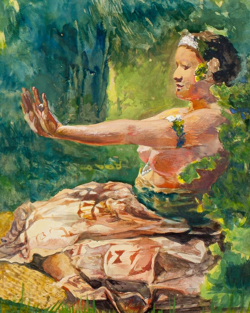 Siva Dance 1890 III art print by John La Farge for $57.95 CAD