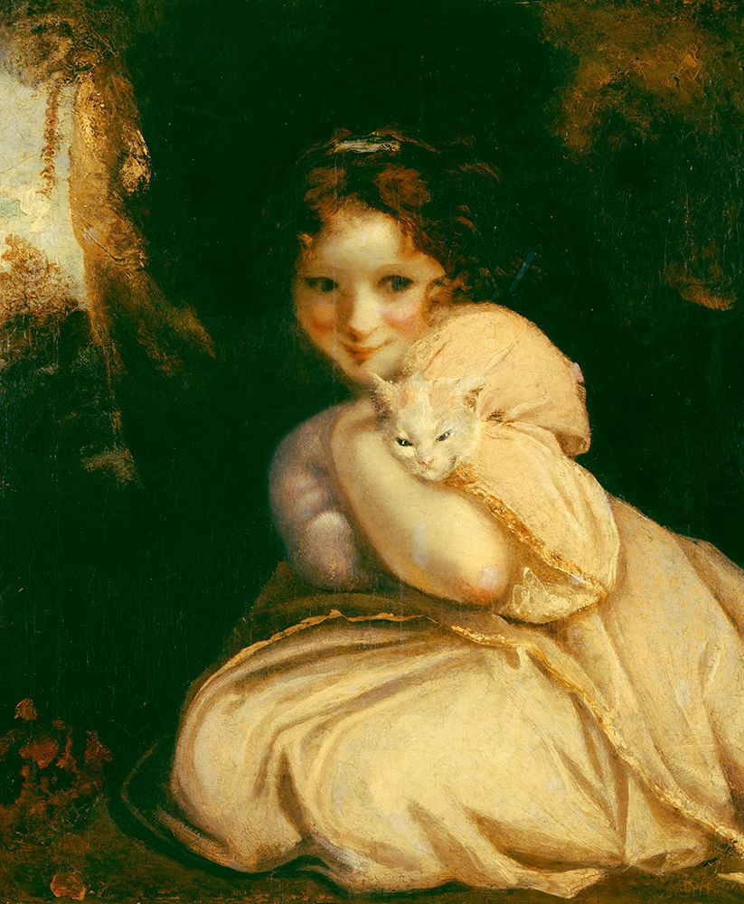 Felina with a Kitten 1788 art print by Joshua Reynolds for $57.95 CAD