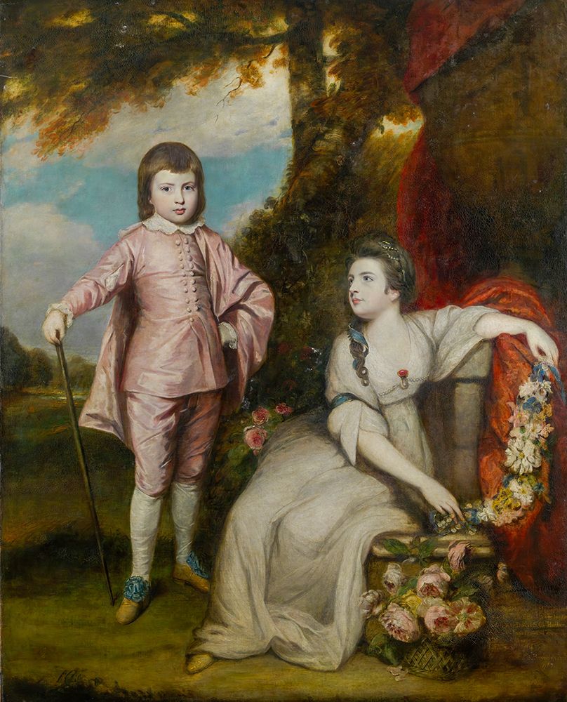 George Capel, Viscount Malden, and Lady Elizabeth Capel 1768 art print by Joshua Reynolds for $57.95 CAD