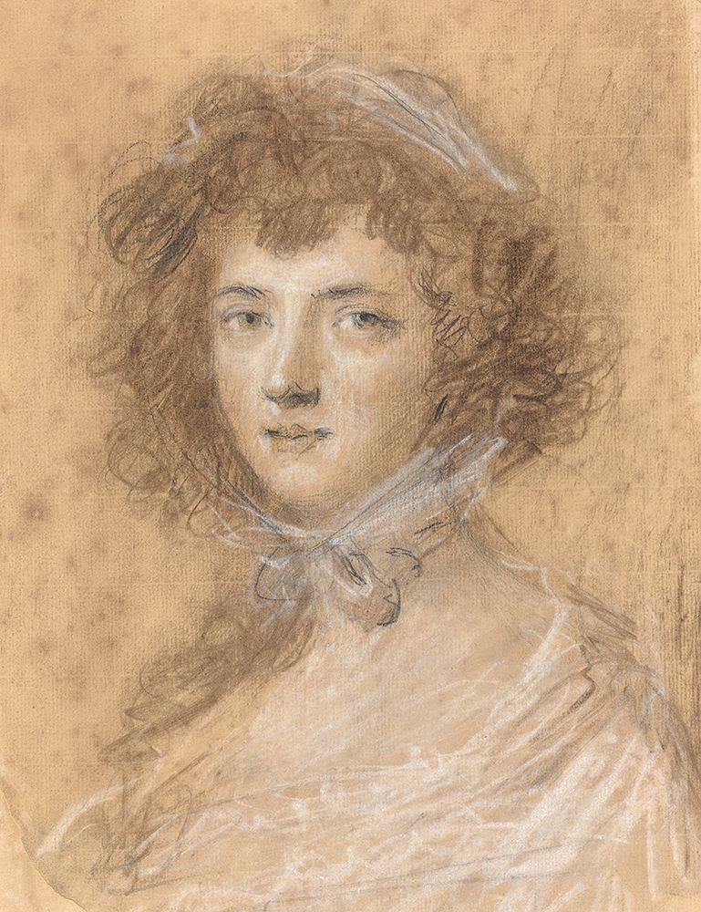 Head and Bust of a Woman art print by Joshua Reynolds for $57.95 CAD