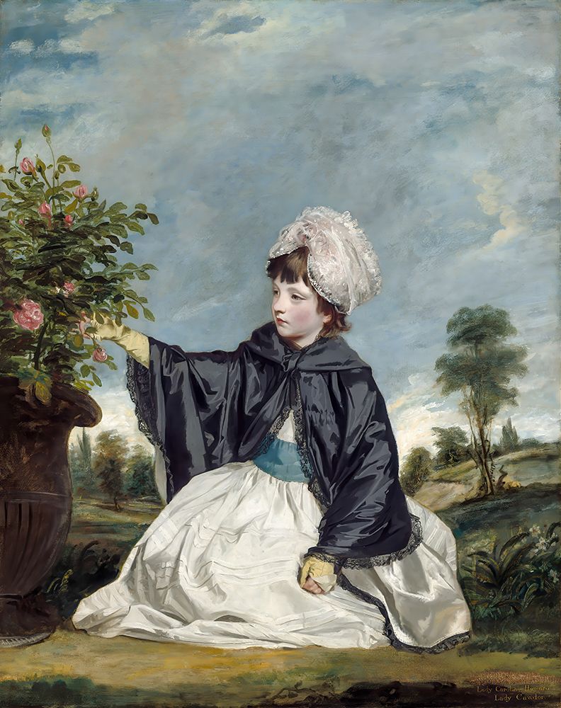 Lady Caroline Howard 1778 art print by Joshua Reynolds for $57.95 CAD
