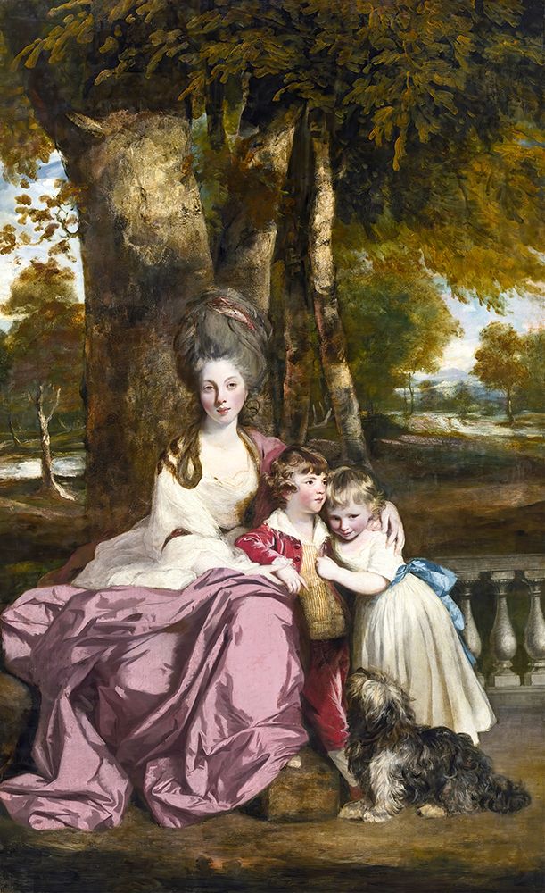 Lady Elizabeth Delme and Her Children ca 1777 art print by Joshua Reynolds for $57.95 CAD