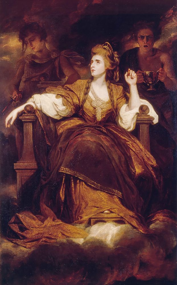 Mrs Siddons as the Tragic Muse art print by Joshua Reynolds for $57.95 CAD