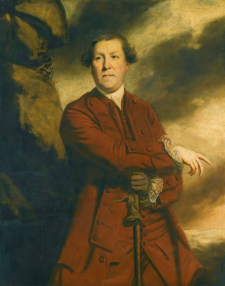 Portrait Of Captain Robert Haldane, Of Gleneagles art print by Joshua Reynolds for $57.95 CAD