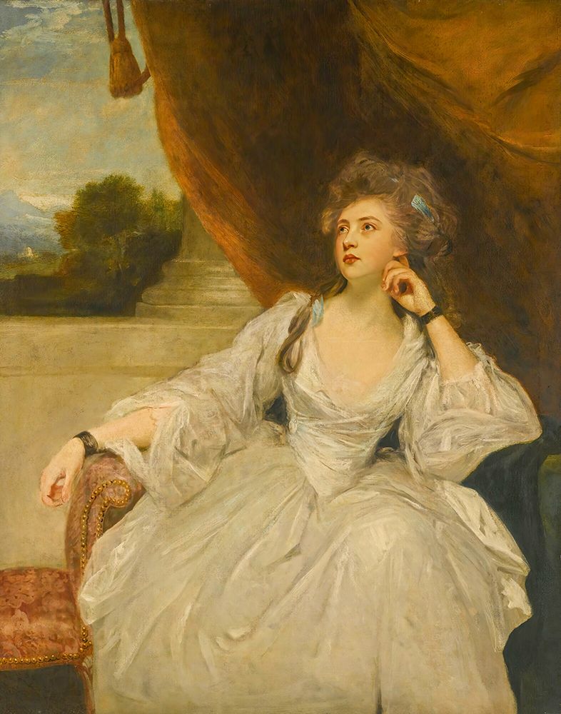 Portrait Of Elizabeth Falconer, Mrs Stanhope, As Contemplation art print by Joshua Reynolds for $57.95 CAD