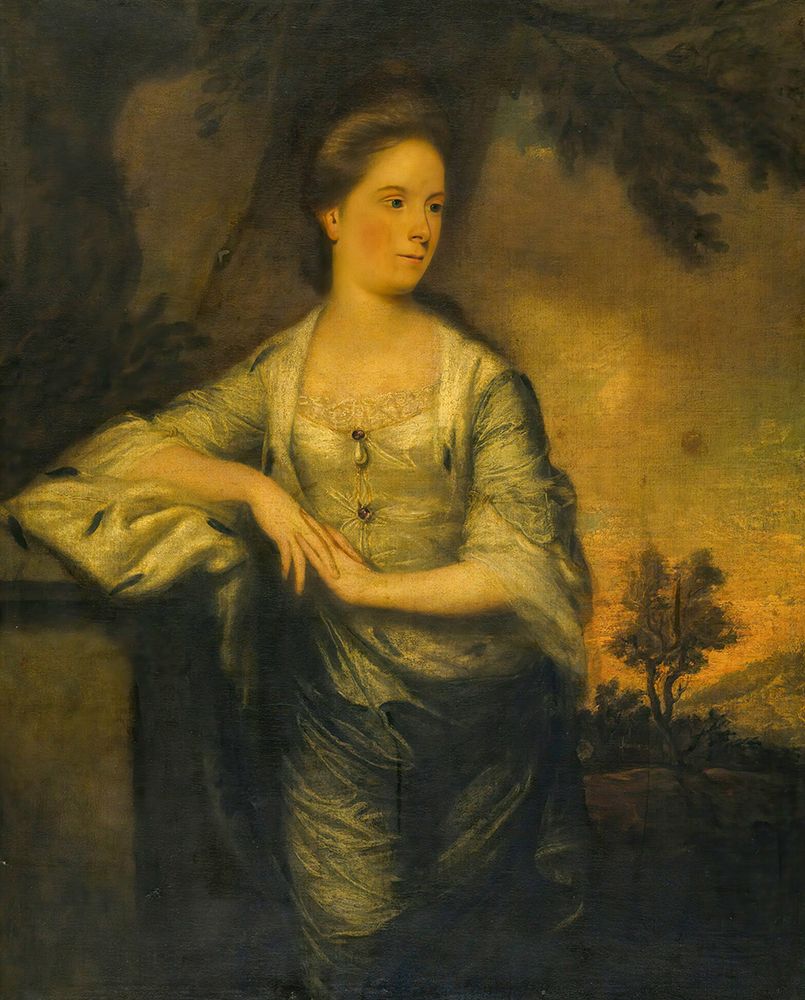 Portrait Of Lady Mary Crosbie art print by Joshua Reynolds for $57.95 CAD