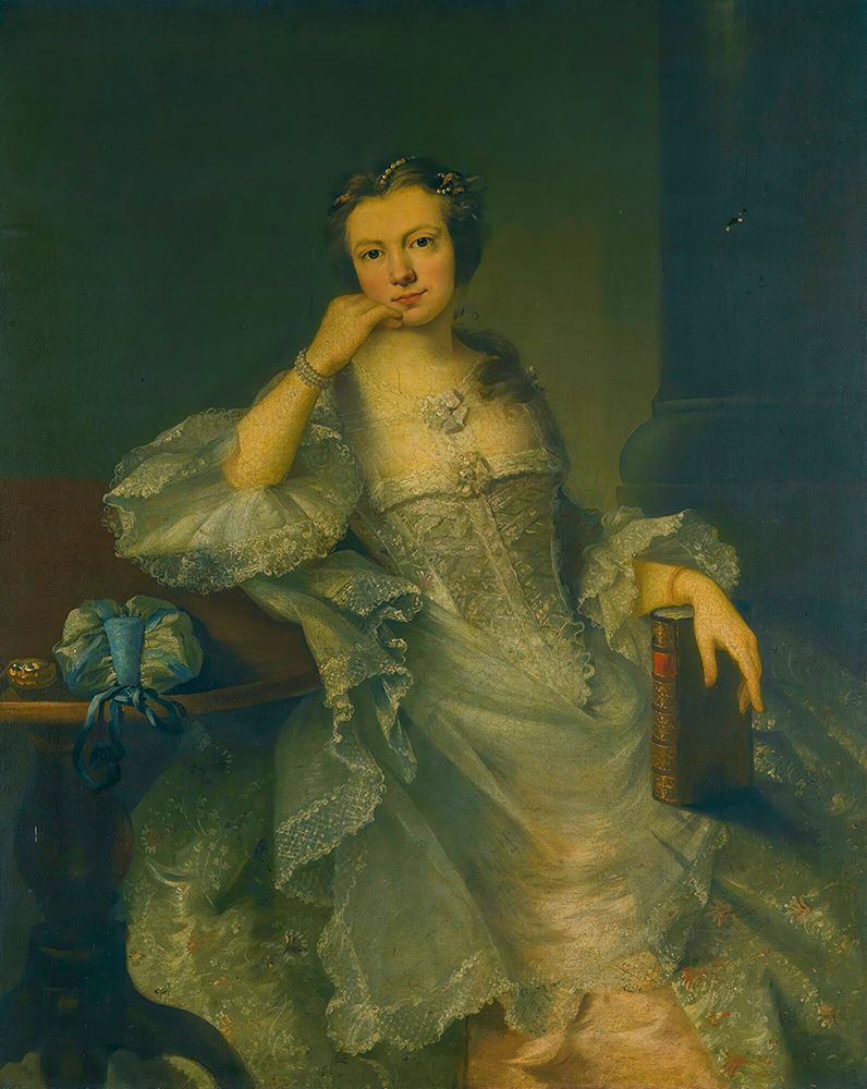 Portrait Of Miss Bullock art print by Joshua Reynolds for $57.95 CAD