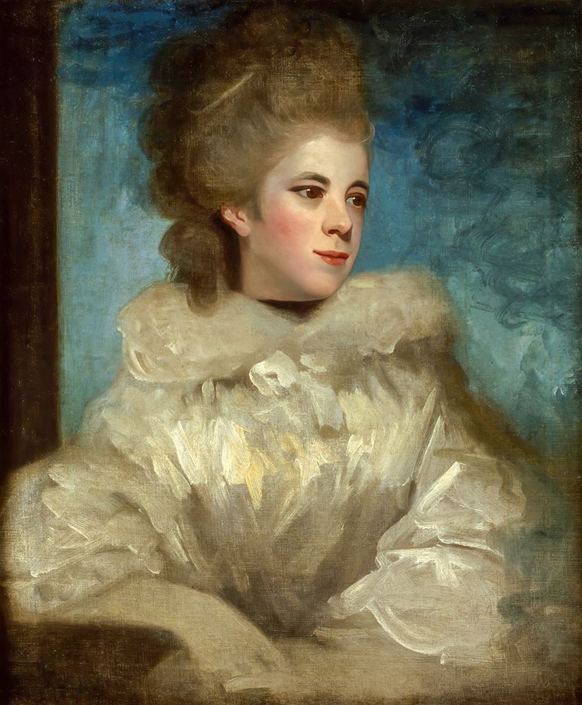 Portrait of Mrs Abington art print by Joshua Reynolds for $57.95 CAD