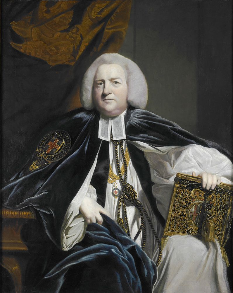 Robert Hay Drummond, D D Archbishop of York and Chancellor of the Order of the Garter 1764 art print by Joshua Reynolds for $57.95 CAD
