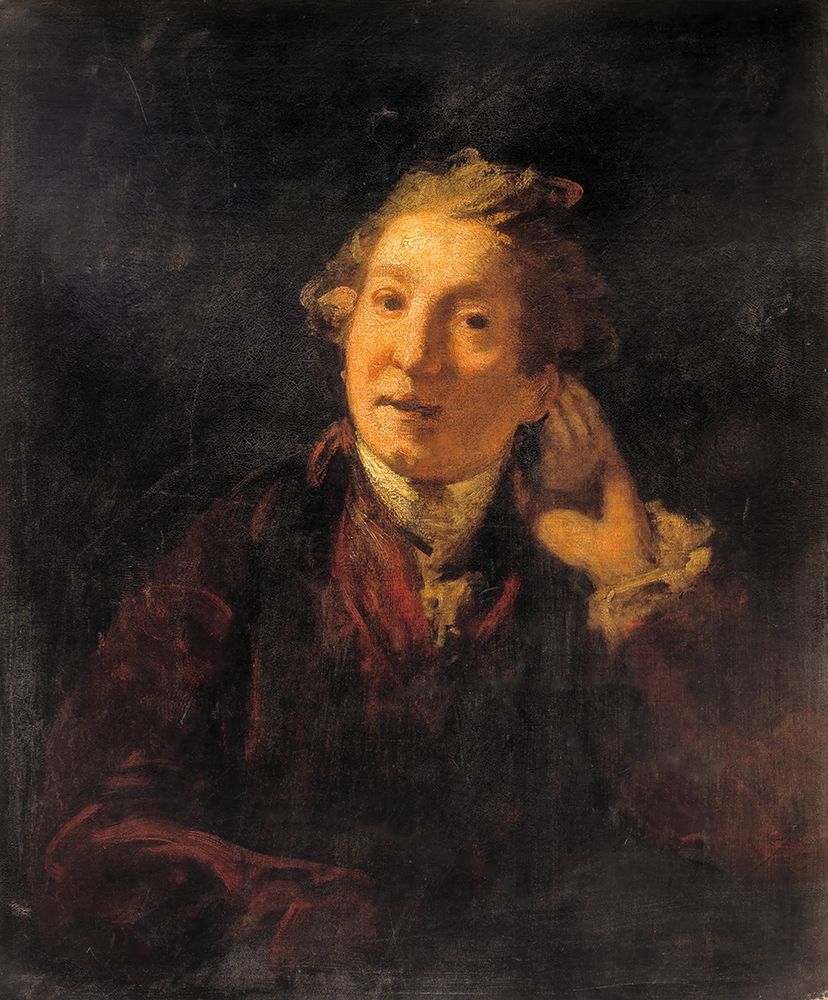 Self Portrait of the Artist as a Deaf Man ca 1775 art print by Joshua Reynolds for $57.95 CAD