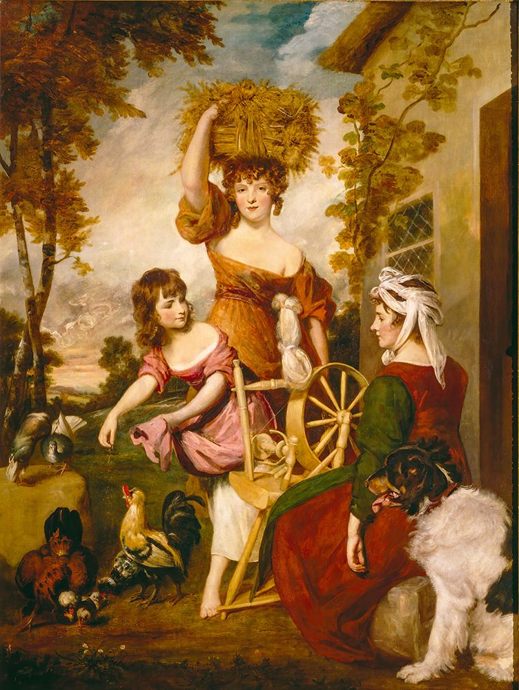 The Cottagers 1788 art print by Joshua Reynolds for $57.95 CAD