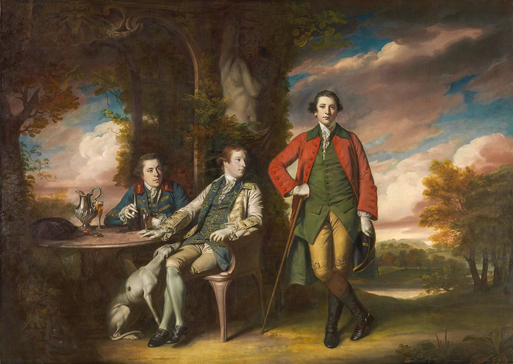 The Honorable Henry Fane with Inigo Jones and Charles Blair art print by Joshua Reynolds for $57.95 CAD