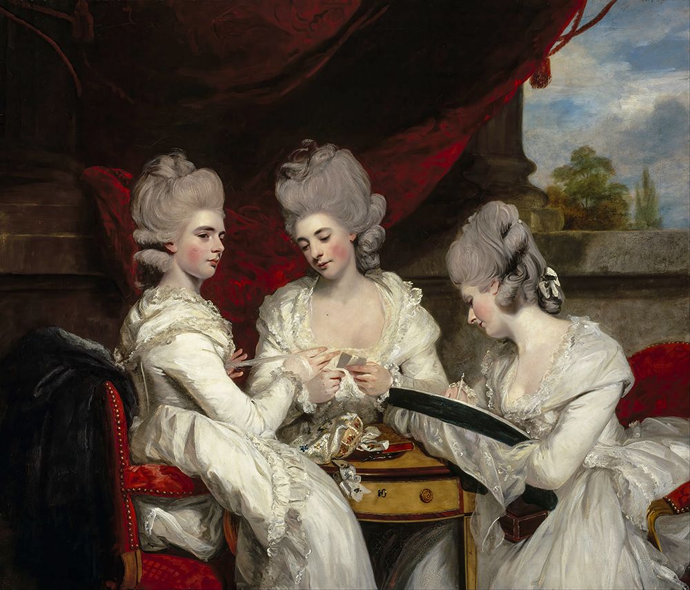 The Ladies Waldegrave 1780 art print by Joshua Reynolds for $57.95 CAD
