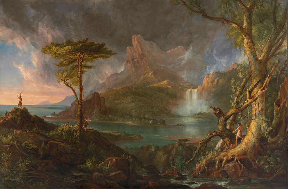 A Wild Scene 1831 art print by Thomas Cole for $57.95 CAD